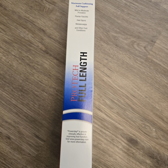 ProTech Full Length Orthotic Supports - Black and Blue - Picture 6 of 9